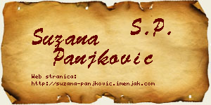 Suzana Panjković vizit kartica